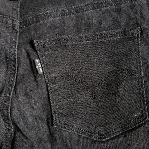 Levis black super skinny jeans - Picture 4 of 6